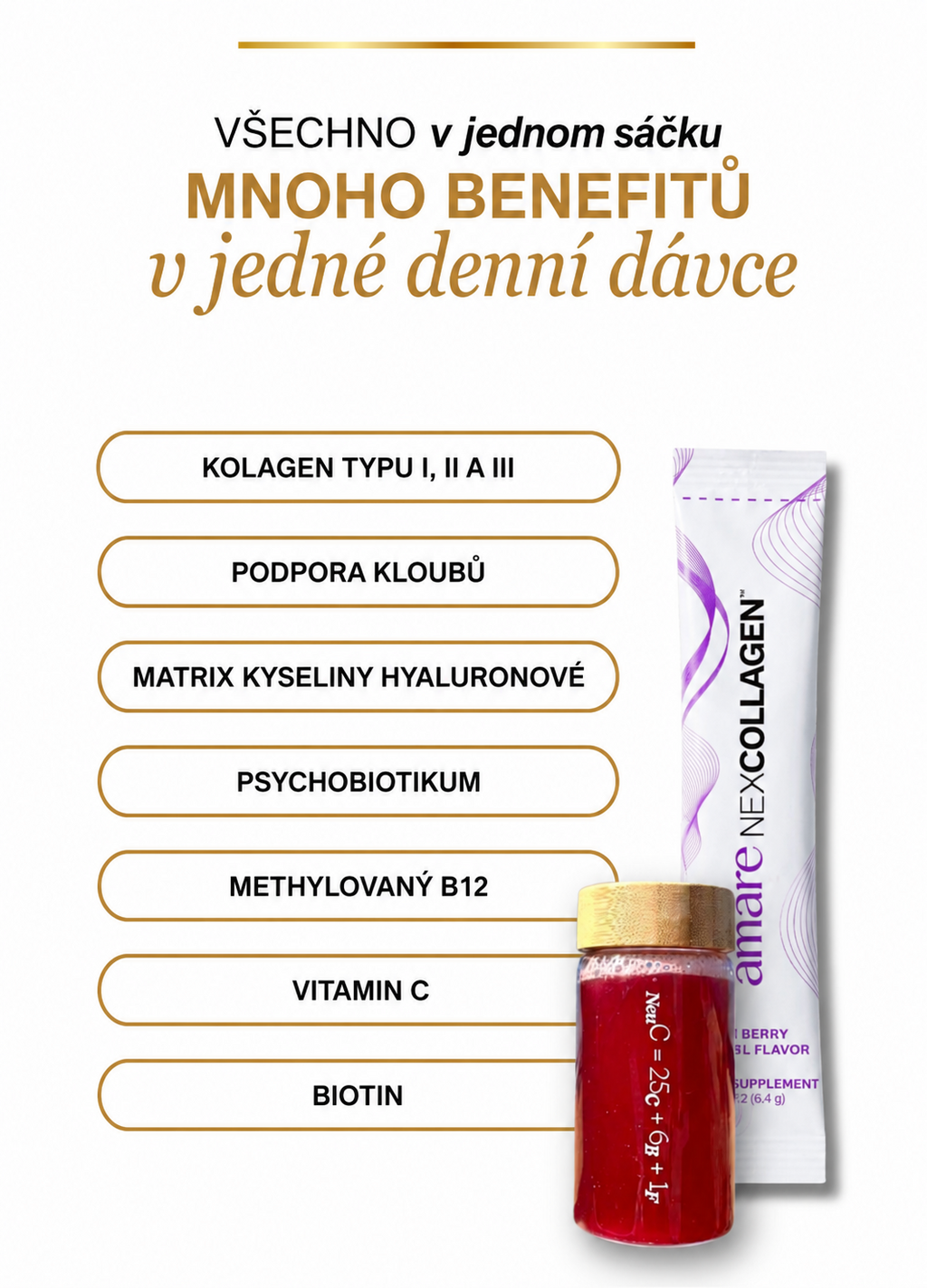 Složení a benefity v jedné denní dávce